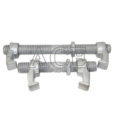Forged Steel 260mm 380mm Lashing Twist Locks Double Clamp ISO Shipping Container Bridge Fitting Container Lashing Equipment