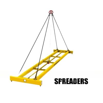 Condition 42 Tons Payload 40ft Shipping Container Spreader Semi-Auto Lifting Beams with Sling Demension 12118 x 2438 mm