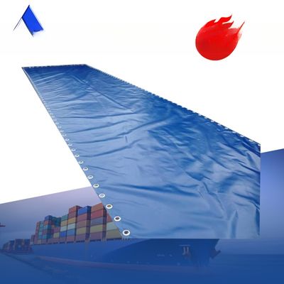 650g/sqm Density Coated Tarpaulins Cover for Custom Size 20ft 40ft Open Top Containers in Coated Pattern