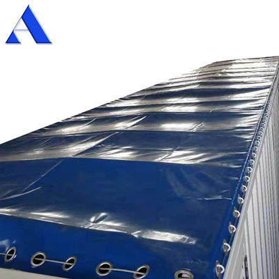 650g/sqm Density Coated Tarpaulins Cover for Custom Size 20ft 40ft Open Top Containers in Coated Pattern