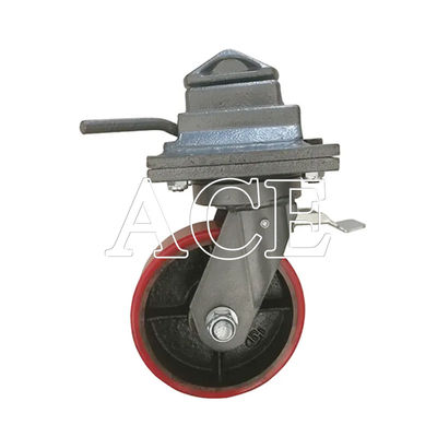 Sturdy and Durable Heavy Duty Molded Rubber Tire Casters for Moving Shipping Container H x L 550 X 500MM