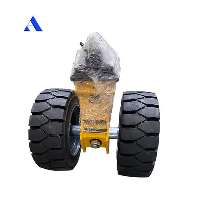 Tare Weight 26kg Heavy Duty Portable ISO Shipping Container Caster Wheels for Dynamic Load and Lockable Swivel Castor