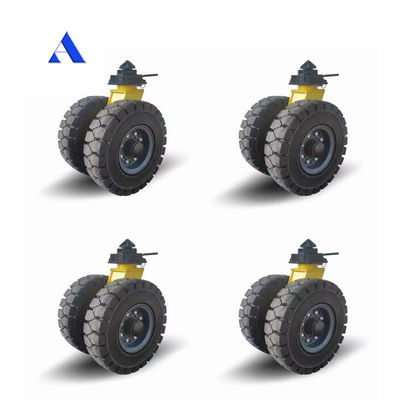 Tare Weight 26kg Heavy Duty Portable ISO Shipping Container Caster Wheels for Dynamic Load and Lockable Swivel Castor