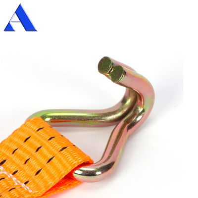 3-10m Length Double J Hook Polyester Retractable Wrench Set for Replace/Repair Purpose Tie Down Strap