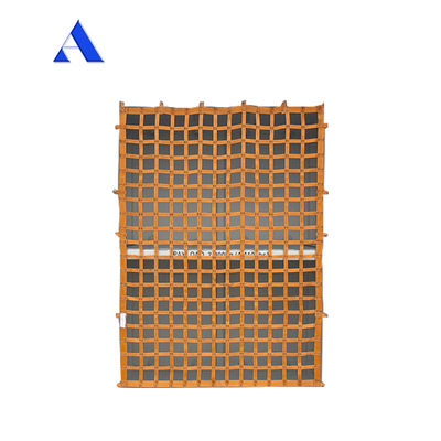 Standard Shipping Container Webbing Cargo Net with Hook Container Lashing System OEM