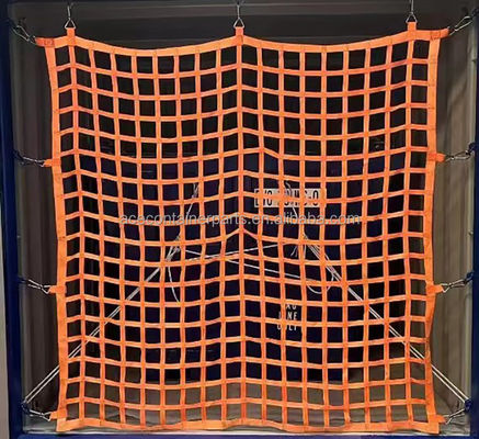 Standard Shipping Container Webbing Cargo Net with Hook Container Lashing System OEM