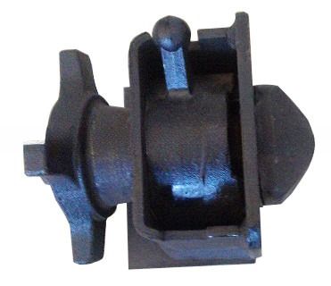 Materials Casting Steel Twist Lock Screw Type Container Trailer Chasis Twistlock Container Flat Bed Red/Black