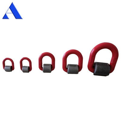 Trailer Locks Container Lashing Materials 1.2T 2T 5.3T 8T 15T Metal D Ring with Welded Clamp