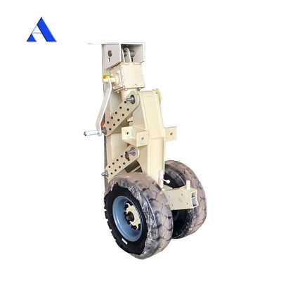 15tons 30tons 4pcs Rubber Super Shipping Container Lifting Caster with Twistlock Office Building Upgrade Projects in Grey