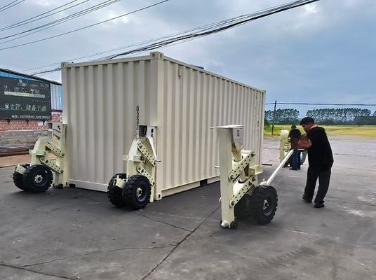 15tons 30tons 4pcs Rubber Super Shipping Container Lifting Caster with Twistlock Office Building Upgrade Projects in Grey