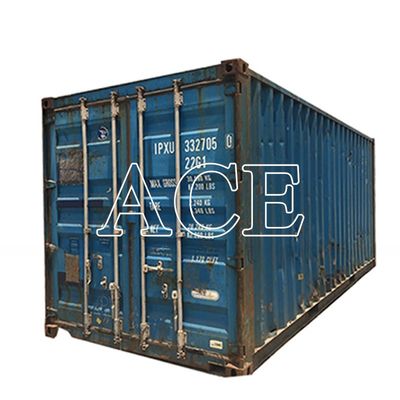 Chinese Stock Cargo Worthy 20ft Used Shipping Containers Internal Dimensions 5.899 x 2.352 x 2.393M 10 Years Around