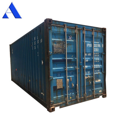 Chinese Stock Cargo Worthy 20ft Used Shipping Containers Internal Dimensions 5.899 x 2.352 x 2.393M 10 Years Around