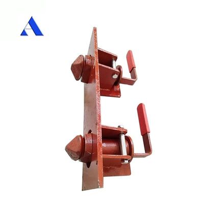 Semi Trailer Double Container Trailer Twistlock Twist Lock Front Pin Lock Trailer Parts Red and Black