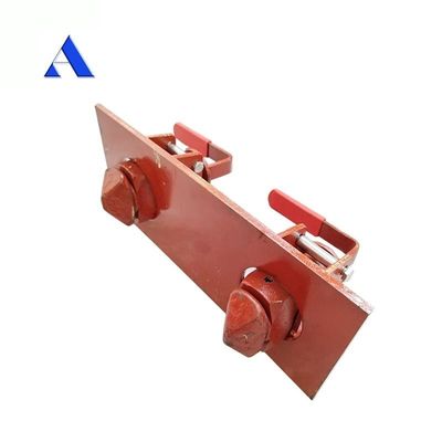 Semi Trailer Double Container Trailer Twistlock Twist Lock Front Pin Lock Trailer Parts Red and Black