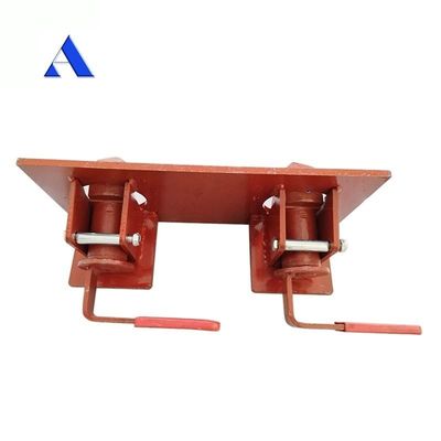 Semi Trailer Double Container Trailer Twistlock Twist Lock Front Pin Lock Trailer Parts Red and Black