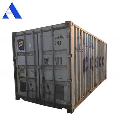 Chinese Stock Cargo Worthy 20ft Used Shipping Containers Internal Dimensions 5.899 x 2.352 x 2.393M 10 Years Around