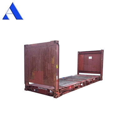 Corten Steel 20ft 40ft Used Flat Rack Containers Second Hand Floor Plywood or Steel