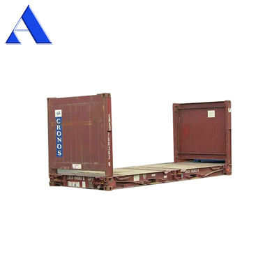 Corten Steel 20ft 40ft Used Flat Rack Containers Second Hand Floor Plywood or Steel