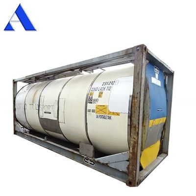 Certified CSC T11 ISO Tank Container 21000L to 26000L for Chemical Storage Made of Steel and Corten Steel