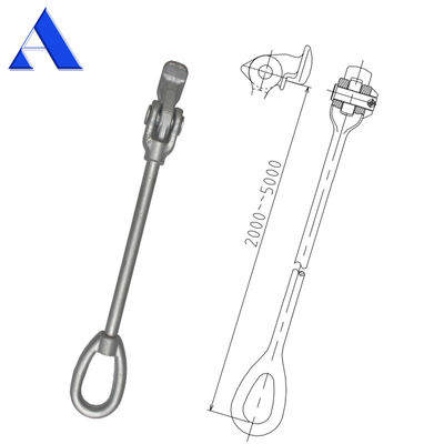 Customized Length Galvanized DNV GL Certified Container Lashing Equipment Lashing Bar Lashing Rod for Hot Dip Galvanization