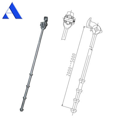 Customized Length Galvanized DNV GL Certified Container Lashing Equipment Lashing Bar Lashing Rod for Hot Dip Galvanization