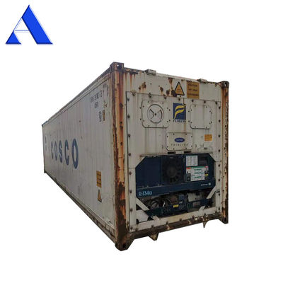 Second Hand 40ft Carrier Refrigerator Containers Used 40 Feet Reefer Containers with T Shape Floor