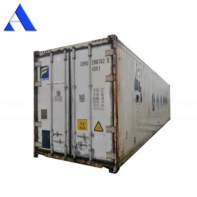 Second Hand 40ft Carrier Refrigerator Containers Used 40 Feet Reefer Containers with T Shape Floor