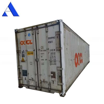 Second Hand 40ft Carrier Refrigerator Containers Used 40 Feet Reefer Containers with T Shape Floor