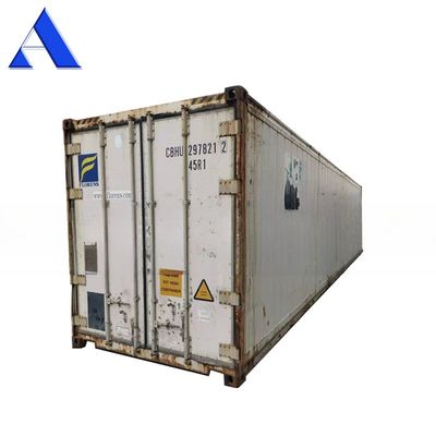Second Hand 40ft Carrier Refrigerator Containers Used 40 Feet Reefer Containers with T Shape Floor