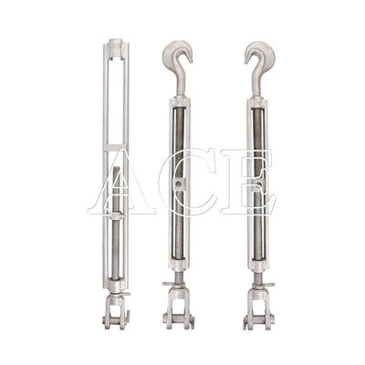 12.9-22.6KGS Hot Dip Galvanized DNV GL Certified Marine Container Lashing Equipment Lashing Turnbuckle with Hook