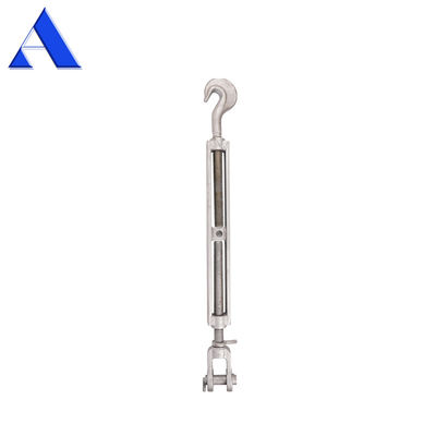12.9-22.6KGS Hot Dip Galvanized DNV GL Certified Marine Container Lashing Equipment Lashing Turnbuckle with Hook