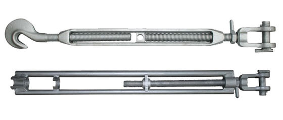 12.9-22.6KGS Hot Dip Galvanized DNV GL Certified Marine Container Lashing Equipment Lashing Turnbuckle with Hook
