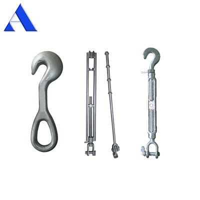 12.9-22.6KGS Hot Dip Galvanized DNV GL Certified Marine Container Lashing Equipment Lashing Turnbuckle with Hook