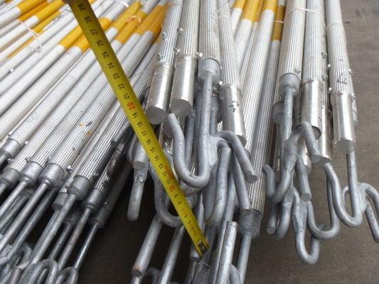 Container Lashing Equipment Operating Rod Aluminum Twist Lock Telescopic Tube Sample Provided with Lashing Bar