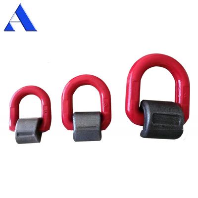 GL certified 1.12T 2T 3T 5T 8T 15T Alloy Steel Weld on Lifting D Ring Metal D Ring for Sea Container Lashing Parts