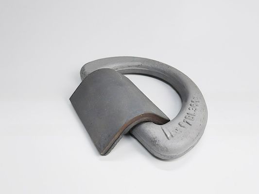 500KN M.B.L GL CCS Approved 50T Forged Container Lashing D Ring with Clamp