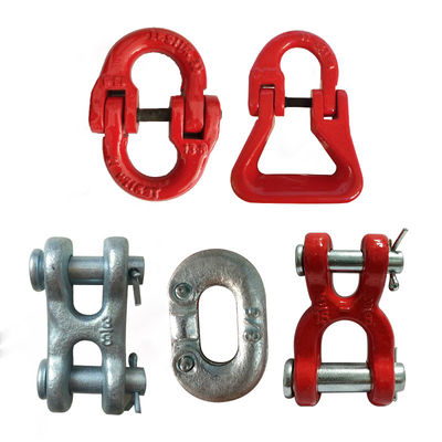 G80 12.5T Grade 80 Connecting Link Hammer Lock Chain Connector with Long-lasting Painting Finish
