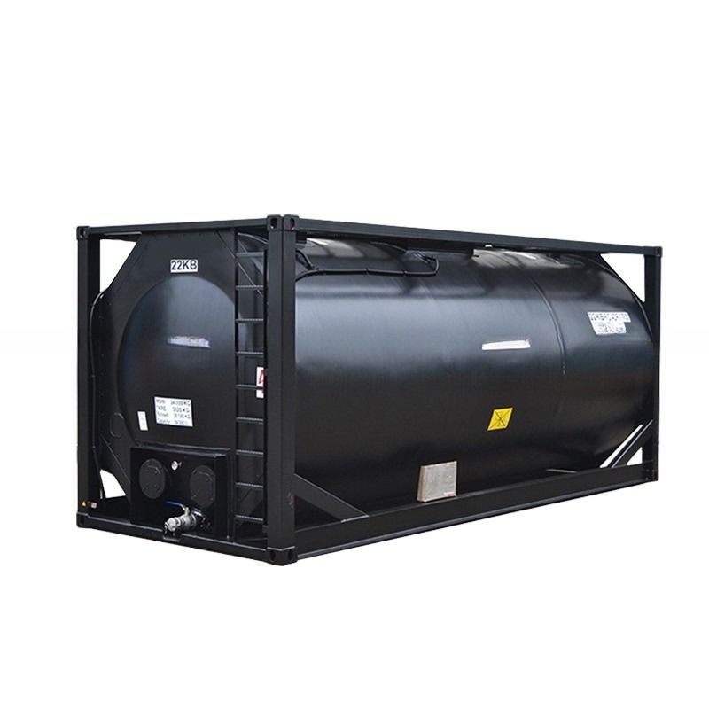 UN T3 Fire Heating 20ft Bitumen ISO Tank Container with CSC Certificate and 16MnDR Vessel Material