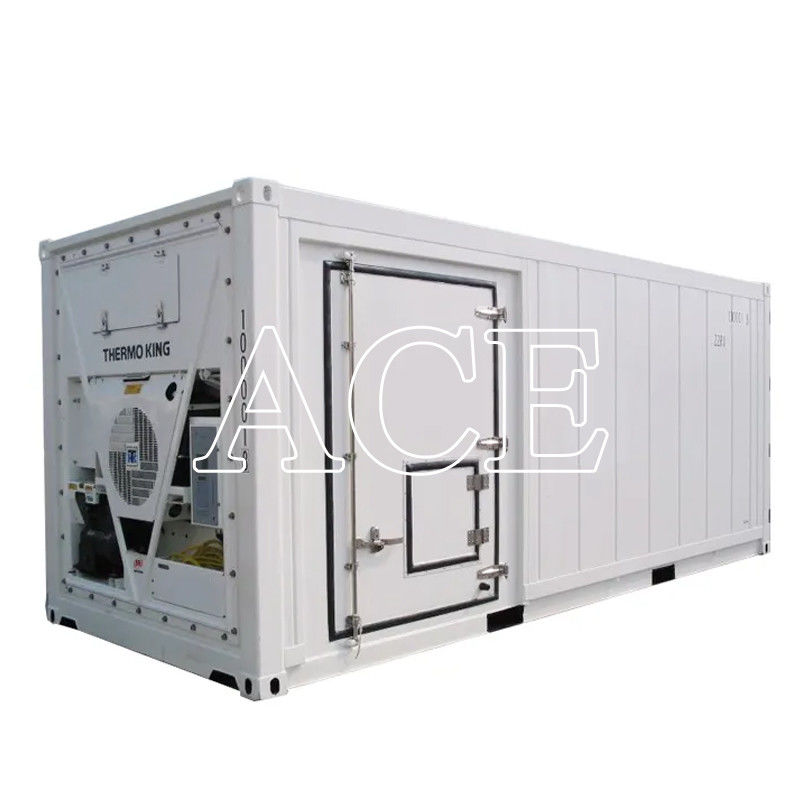 Dual Temperature 2-Room ISO 20ft Marine Refrigerated Container ISO Certified Aluminium Deep Freezers with Corten Steel