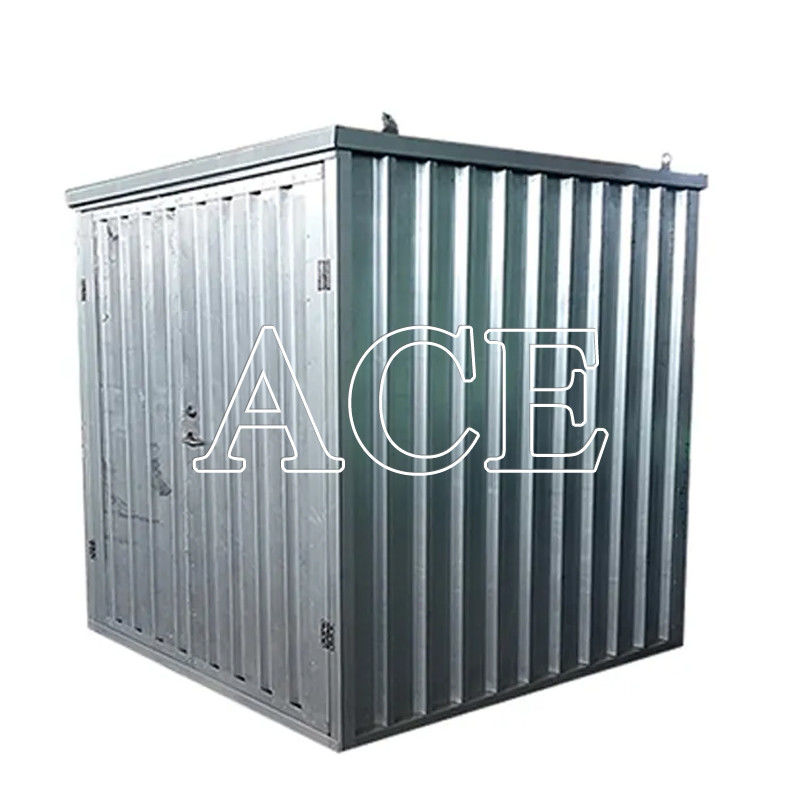 Scale Medium Duty 2m 3m 4m 5m 6m Galvanized Steel Mobile Portable Self Storage Box Container for Sortage Usage