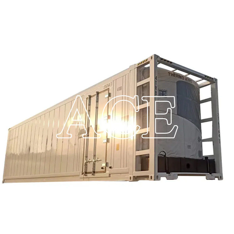 High Cube 40ft Diesel Electric Self Powered Reefer Container for Land or Railway Accessories Provide full set parts
