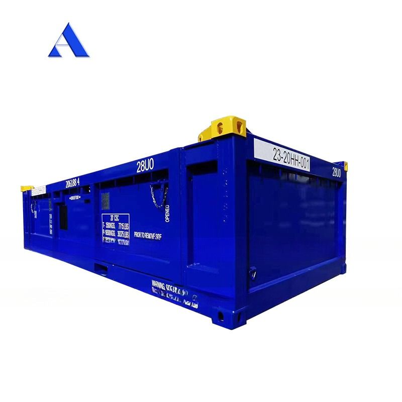 20ft DNV2.7-1 Standard Half Height Offshore Cargo Baskets Container with 14.00 cbm Capacity Design Standard ISO10855