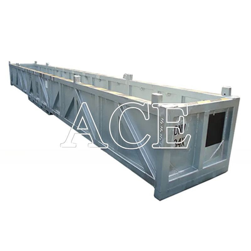 Maximum Payload 12000KGS 39ft to 76ft Galvanized LR Certified DNV 2.7-1 Standard Open Top DNV Offshore Cargo Basket
