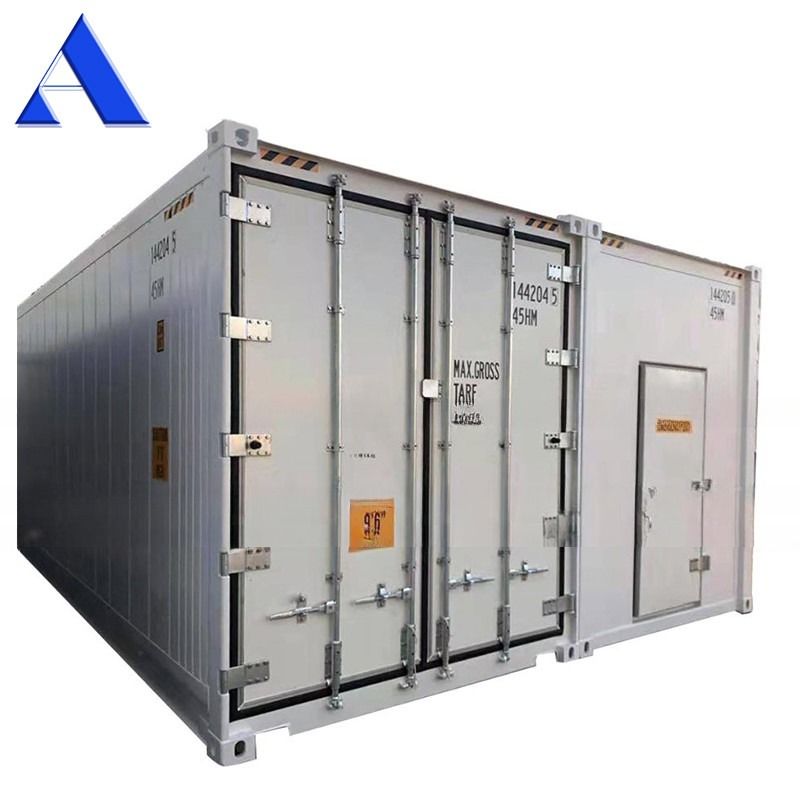 40ft Building Reefer Container 40HQ Cold Room Storage Certified CSC Steel and Flat Floor