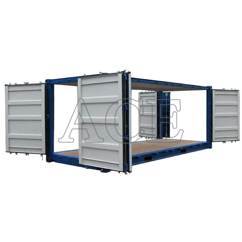 20ft 20 Open Side Door Shipping Container Easy Loading Dry Container with 4 Sides Opening Made Steel Corten Steel BV Certified