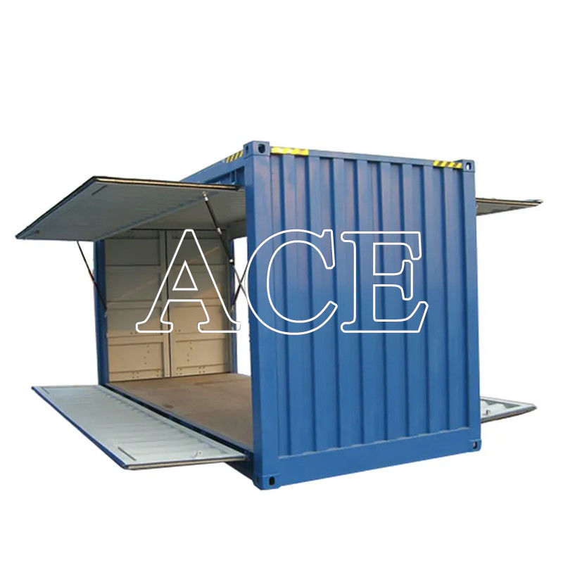 20ft Side Door Steel Dry Container ABS Ventilate Cover Double Swing High Cube Shipping Container with 20 Foot Opening
