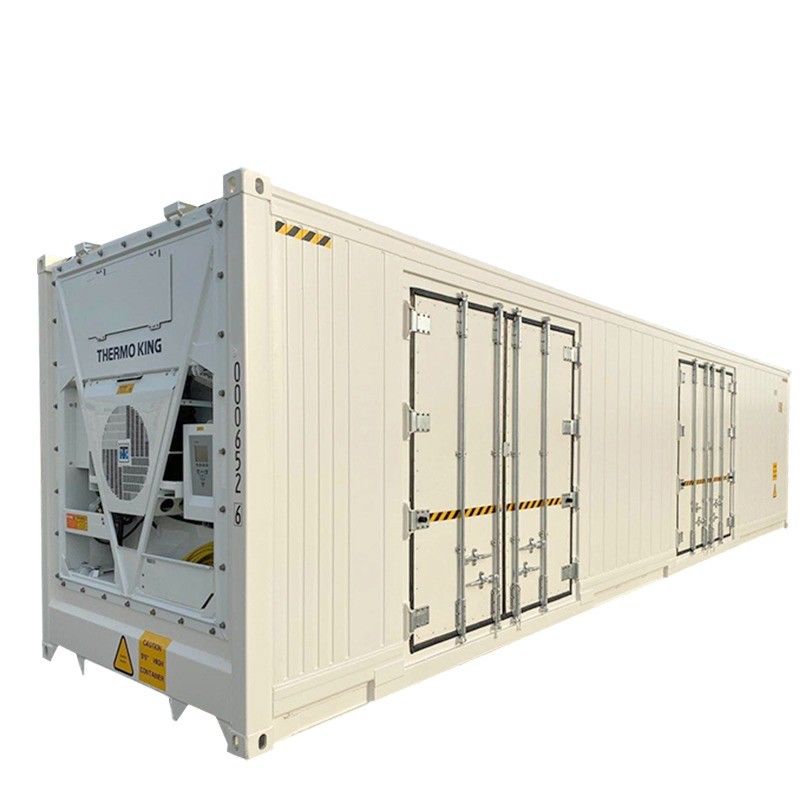 12192 x 2438 x 2896 mm 2-Door Open Side Refrigerator 40 Feet Length Reefer Container for Fresh Goods Transportation