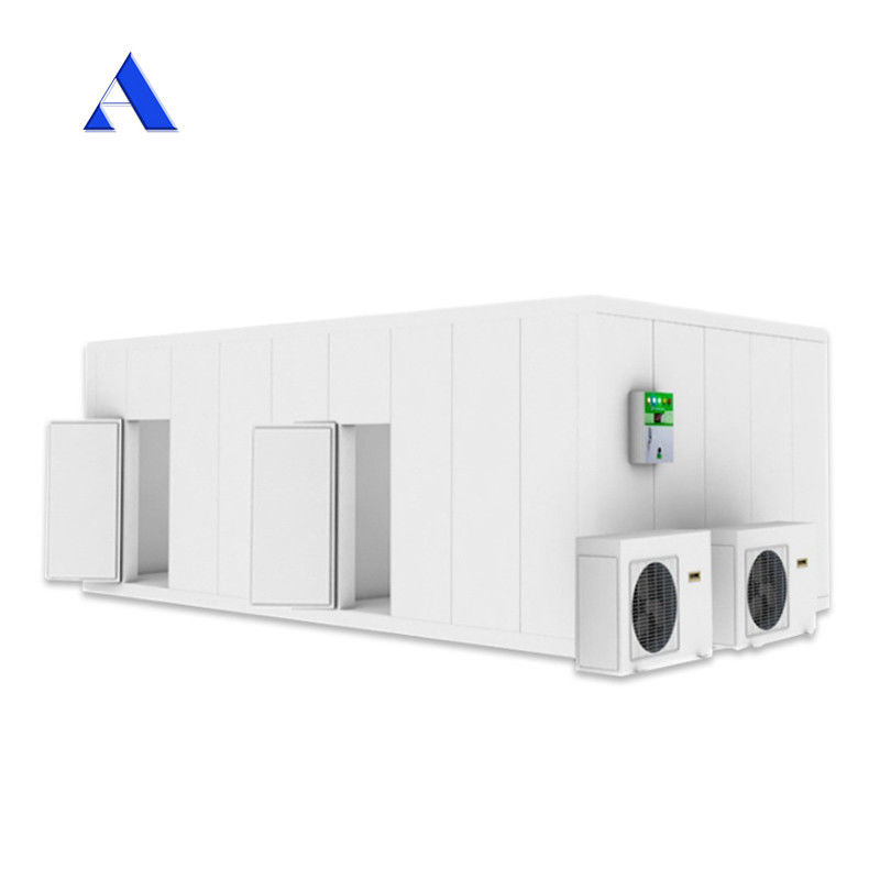 Stainless Steel Inside Wall 40ft x 20ft Dual Temperature Chiller and Freezer Container Cold Room for Storage Reefer Container