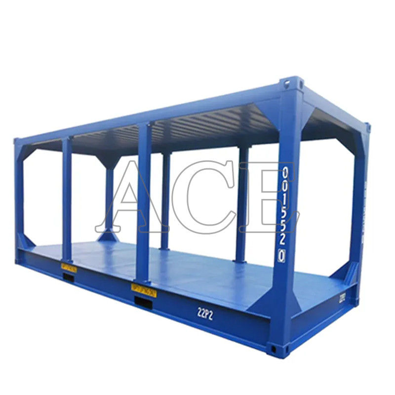 Convenient and Mobile 20ft Modified Shipping Container Frames with Corten Steel or Galvanized Material