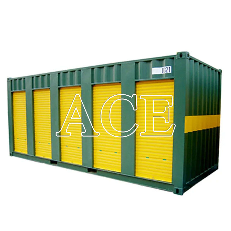Secure Roller Shutter Side Door Open Pop Up Mobile Shipping 20ft Movable Portable Self Storage for Shipping Containers
